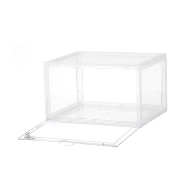 Clear Stackable Shoe Box | Howards Storage World