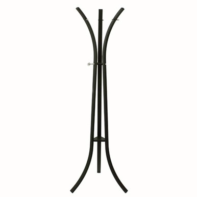 Coat & Hat Stand - Matte Black | Howards Storage World