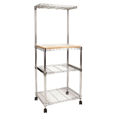 Easy-build Kitchen or Laundry Rack Kit - Silver | Howards Storage World