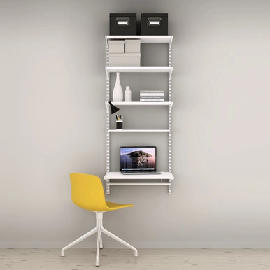 elfa Classic Home Office Shelving Solution Option 1 | Howards Storage World