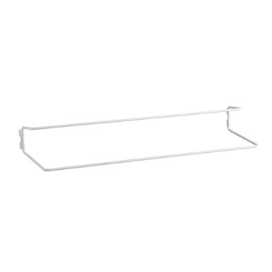 elfa White Single Shoe Rack W598mm | Howards Storage World