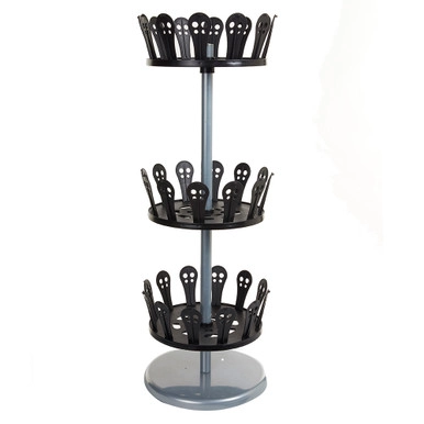 Howards 3 Tier Revolving Shoe Tree - 18 Pairs | Howards Storage World