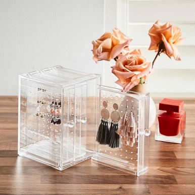 Howards Acrylic Earring Holder Cabinet | Howards Storage World