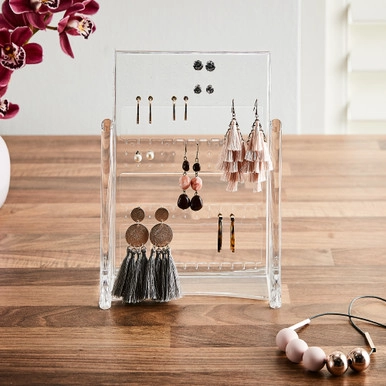 Howards Acrylic Earring Holder Stand | Howards Storage World