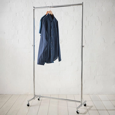 Howards Heavy-Duty Garment Rack - Chrome | Howards Storage World