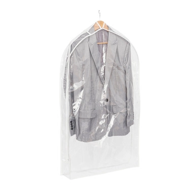 Howards Single Suit Bag - Clear | Howards Storage World