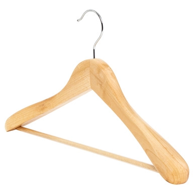 Howards Timber Wide Shoulder Hanger - Natural | Howards Storage World