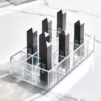 iDesign x Sarah Tanno Lipstick Holder - Clear | Howards Storage World