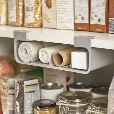 Joseph Joseph CupboardStore Under-Shelf Wrap, Foil & Bag Organiser | Howards Storage World