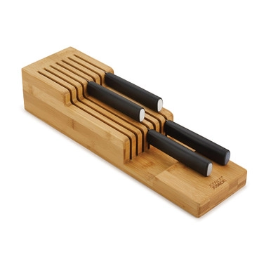 Joseph Joseph DrawerStore Bamboo Knife Organiser | Howards Storage World