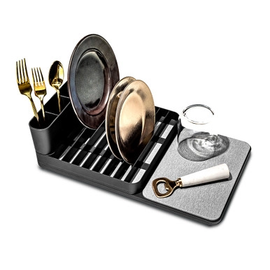 madesmart Drying Stone Dish Rack | Howards Storage World