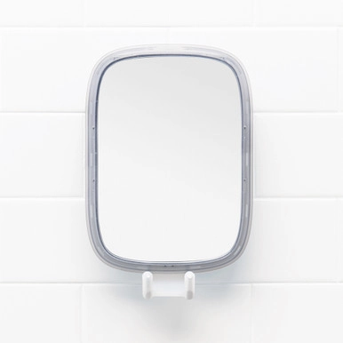 OXO StrongHold Suction Fogless Shower Mirror | Howards Storage World