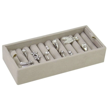 Stackers Jewellery Box Accessory Ring Roll - Grey | Howards Storage World