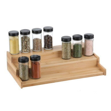 WilliamsWare Bamboo 3-Tier Step Shelf Spice Rack | Howards Storage World