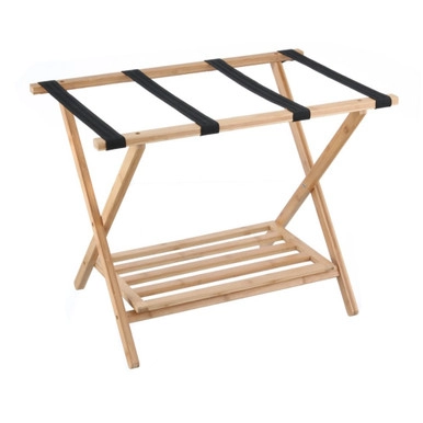 WilliamsWare Bamboo Luggage Rack | Howards Storage World