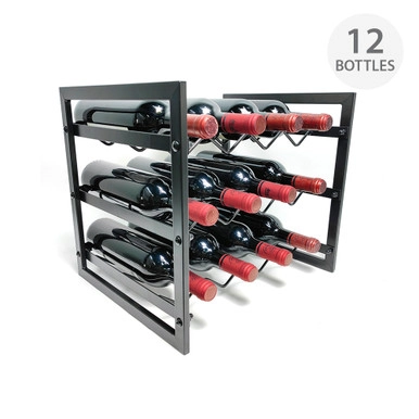 WilliamsWare Stackable Wine Rack 4x3 (12 Bottle) | Howards Storage World