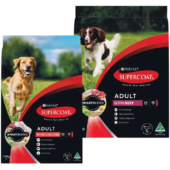 Buy Supercoat Dry Dog Food 2.6 2.8 kg from Woolworths on sale from