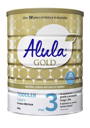 Alula Gold Stage 3 or 4 Milk Drink 900g