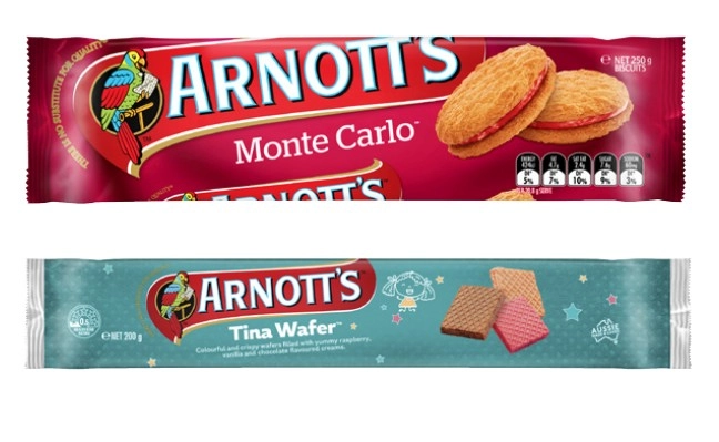 Arnott's Cream or Tina Wafer Biscuits 200g-250g