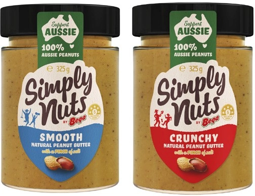 Bega Simply Nuts Peanut Butter 325g