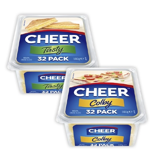 Cheer Cheese Slices 500g