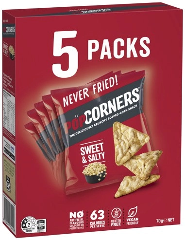 Cheezels or Parkers Pretzels 6 Pack or Popcorners 5 Pack