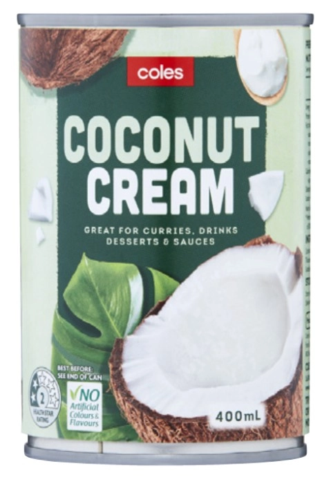 Coles Asia Coconut Cream 400mL