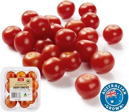 Coles Australian Cherry Tomatoes 250g Pack