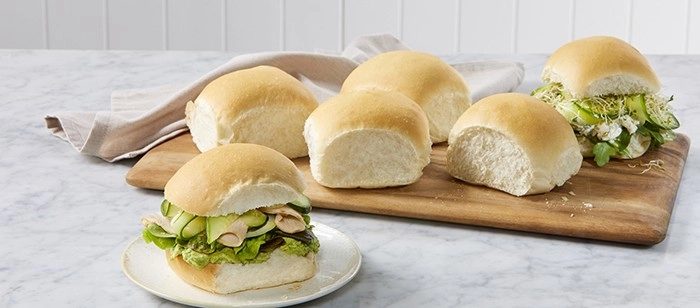 Coles Bakery Rolls 6 Pack