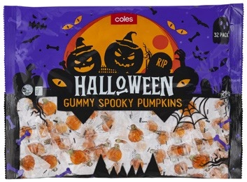 Coles Halloween Gummy Spooky Pumpkins 294g