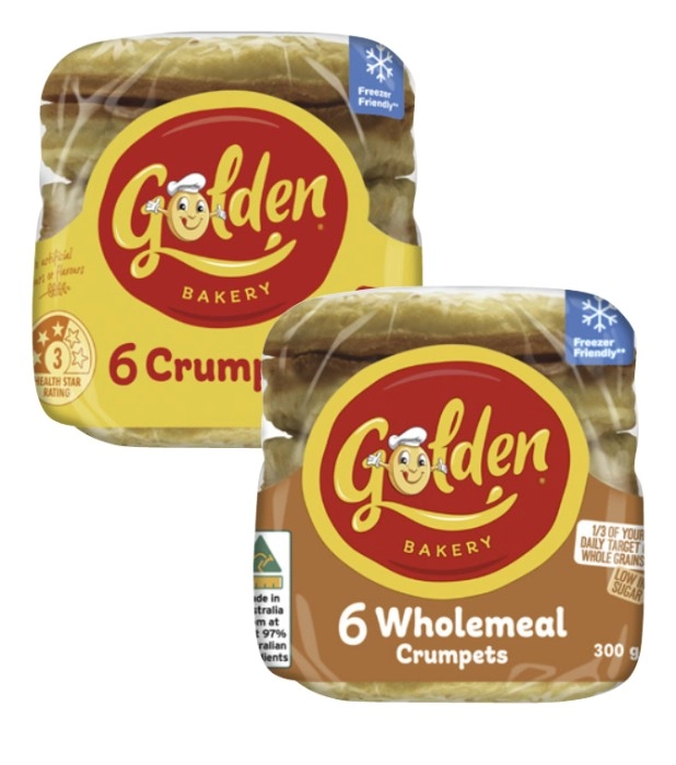 Golden Crumpet Rounds 6 Pack