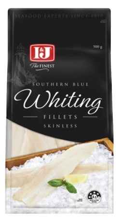 I&J Southern Blue Whiting Fillets 500g