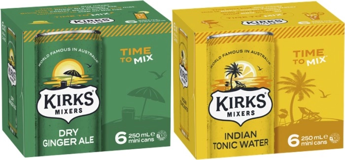 Kirks Mixers 6x250mL