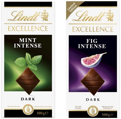 Lindt Excellence or Lindor Block Chocolate 80g-100g