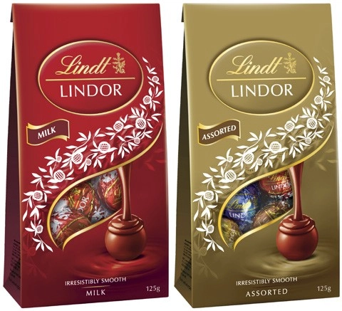 Lindt Lindor Bags 121g-125g