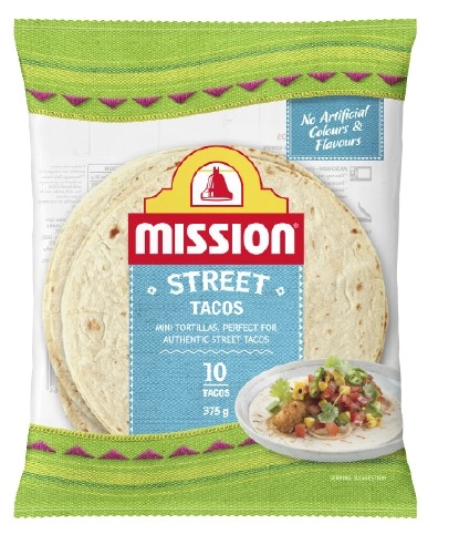 Mission Street Tacos 10 Pack 375g