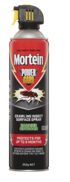 Mortein PowerGard Barrier Outdoor Crawling Insect Surface Spray 350g