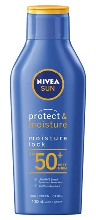 Nivea Sun Protect & Moisture Sunscreen SPF50+ 400mL^