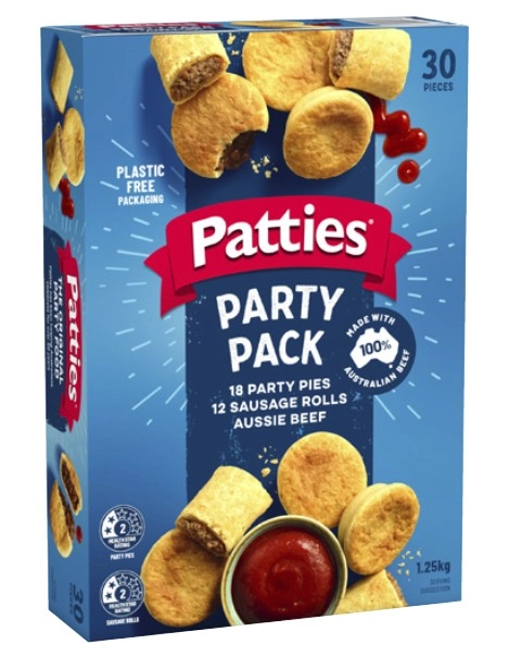 Patties Party Pack 30 Pieces 1.25kg