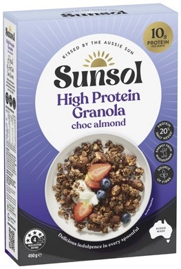 Sunsol Protein Granola 450g