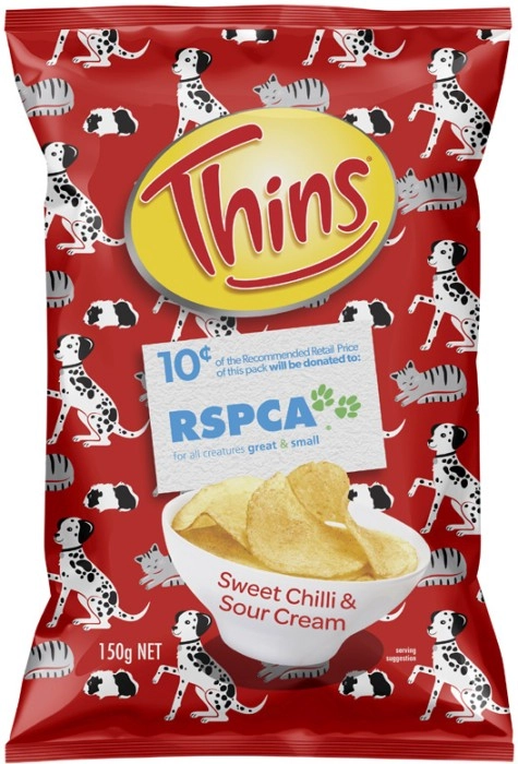 Thins Potato Chips 150g-175g