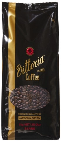 Vittoria Mountain Grown Coffee Beans or Ground 1kg