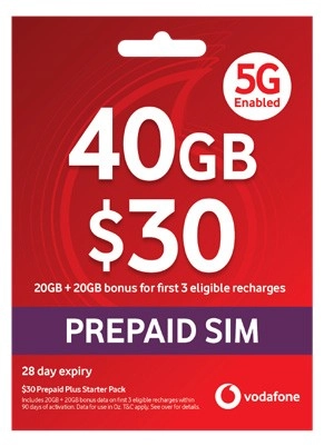 Vodafone $30 Starter Pack