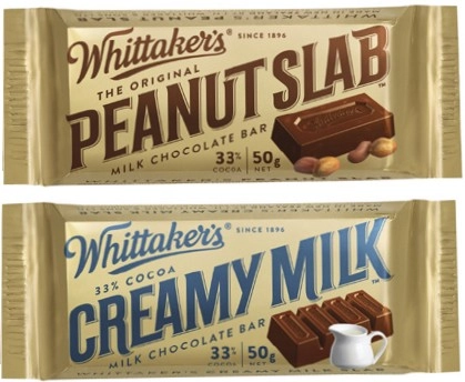 Whittaker's Chocolate Slab 50g