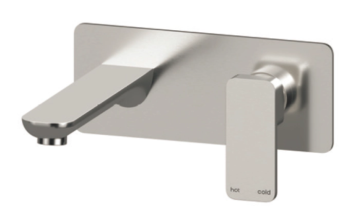 Interbath Kyvos Square Wall Basin Mixer & Spout