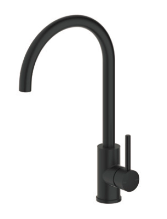 Interbath Vesi Round Gooseneck Sink Mixer