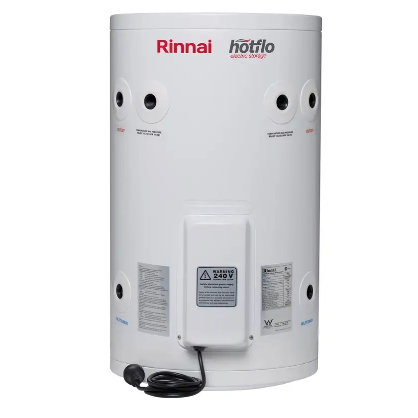 Rinnai 50L Electric Storage Tank Plug In 2.4kW