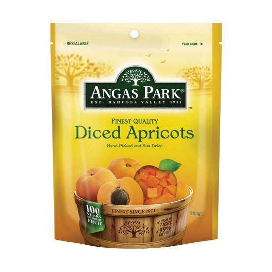 Angas Park Diced Apricots 200g