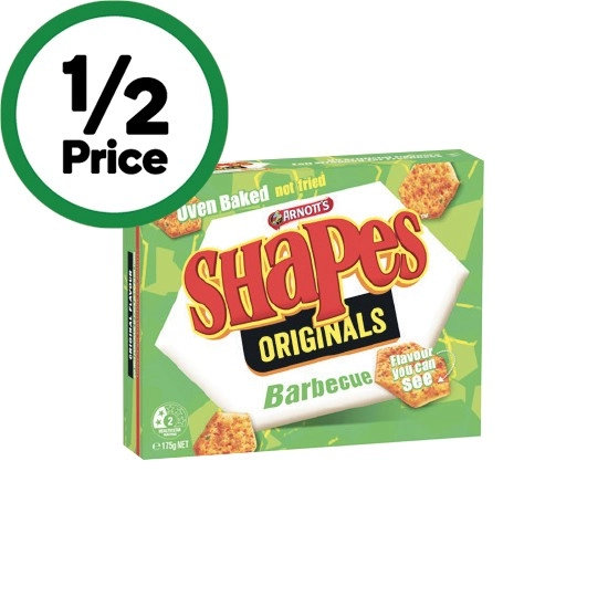 Arnott’s Shapes 130-190g