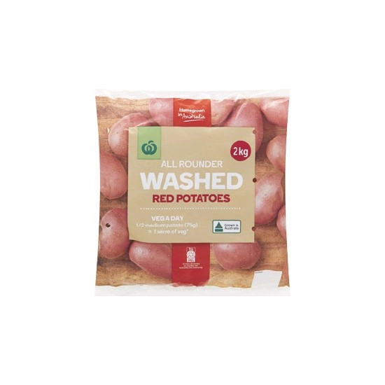 Australian Washed Red Potatoes 2 kg Pack